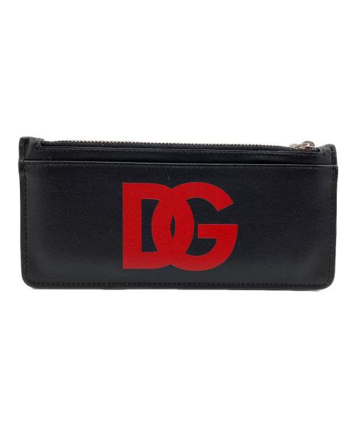 DOLCE & GABBANA（ドルチェ＆ガッバーナ）DOLCE & GABBANA (ドルチェ＆ガッバーナ) カードケース ブラックの古着・服飾アイテム