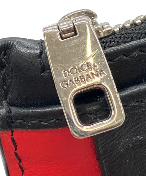 DOLCE & GABBANA（ドルチェ＆ガッバーナ）DOLCE & GABBANA (ドルチェ＆ガッバーナ) カードケース ブラックの古着・服飾アイテム