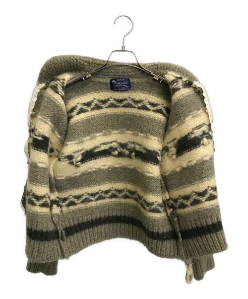 GEMBONY（ジェムボニー）GEMBONY (ジェムボニー) カウチンニットカーディガン グレー サイズ:-の古着・服飾アイテム