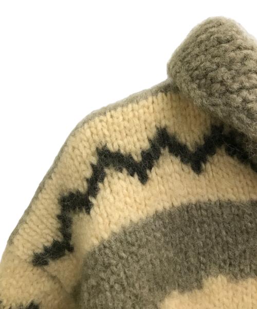 GEMBONY（ジェムボニー）GEMBONY (ジェムボニー) カウチンニットカーディガン グレー サイズ:-の古着・服飾アイテム