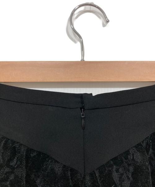 LOKITHO（ロキト）LOKITHO (ロキト) 切替レーススカート ブラック サイズ:1の古着・服飾アイテム