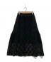 LOKITHO（ロキト）の古着「切替レーススカート」｜ブラック