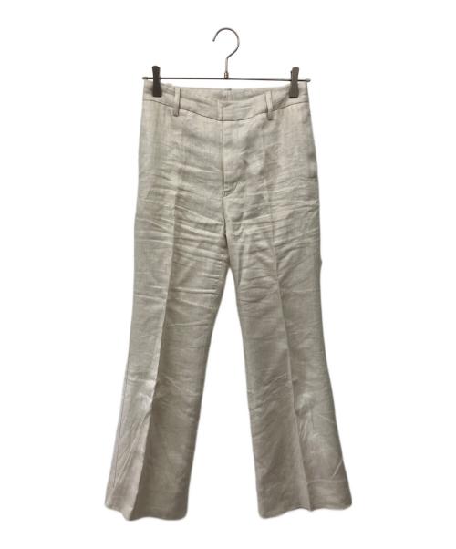 DEUXIEME CLASSE（ドゥーズィエム クラス）Deuxieme Classe (ドゥーズィエム クラス) 麻 サルファーパンツ ベージュ サイズ:34の古着・服飾アイテム