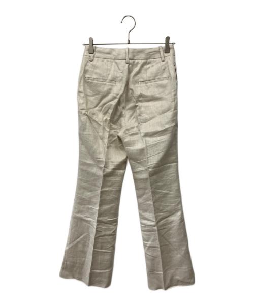 DEUXIEME CLASSE（ドゥーズィエム クラス）Deuxieme Classe (ドゥーズィエム クラス) 麻 サルファーパンツ ベージュ サイズ:34の古着・服飾アイテム