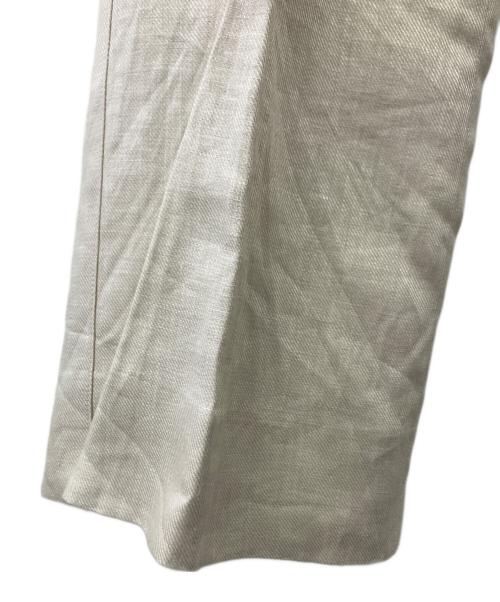 DEUXIEME CLASSE（ドゥーズィエム クラス）Deuxieme Classe (ドゥーズィエム クラス) 麻 サルファーパンツ ベージュ サイズ:34の古着・服飾アイテム