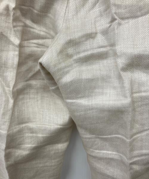 DEUXIEME CLASSE（ドゥーズィエム クラス）Deuxieme Classe (ドゥーズィエム クラス) 麻 サルファーパンツ ベージュ サイズ:34の古着・服飾アイテム