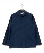 TOMORROW LANDトゥモローランド）の古着「クレープコットン コックジャケット」｜ネイビー