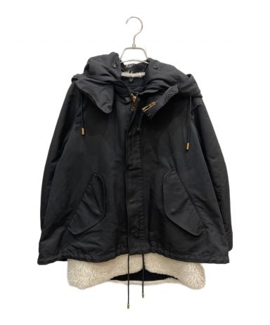 中古・古着通販】THE RERACS (ザ リラクス) SHORT MODS COAT ブラック
