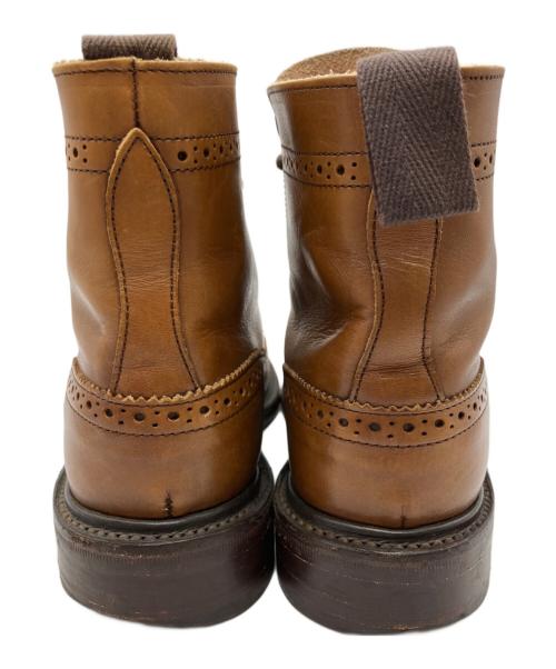 Tricker's（トリッカーズ）Tricker's (トリッカーズ) ウイングチップ カントリーブーツ ベージュ サイズ:4の古着・服飾アイテム