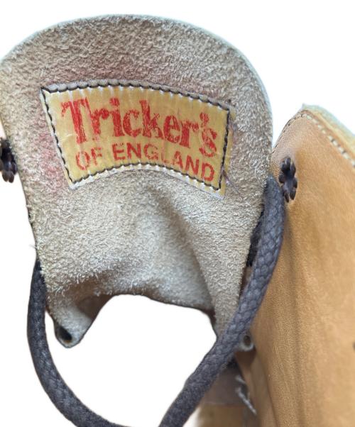 Tricker's（トリッカーズ）Tricker's (トリッカーズ) ウイングチップ カントリーブーツ ベージュ サイズ:4の古着・服飾アイテム
