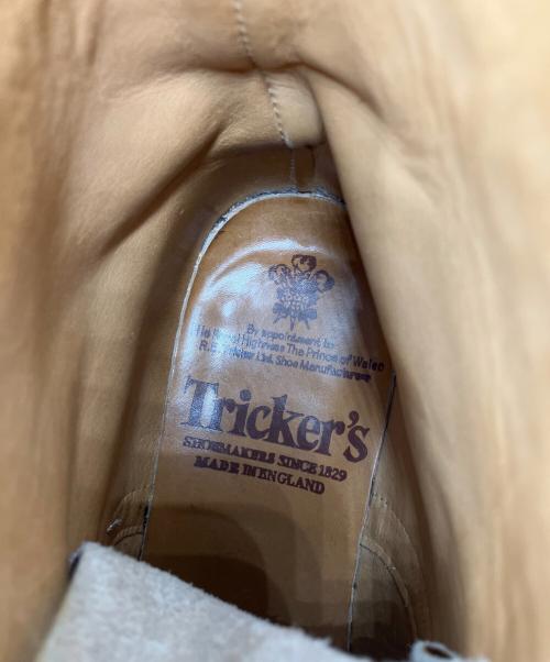 Tricker's（トリッカーズ）Tricker's (トリッカーズ) ウイングチップ カントリーブーツ ベージュ サイズ:4の古着・服飾アイテム