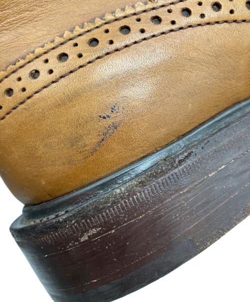 Tricker's（トリッカーズ）Tricker's (トリッカーズ) ウイングチップ カントリーブーツ ベージュ サイズ:4の古着・服飾アイテム