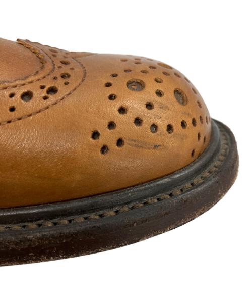 Tricker's（トリッカーズ）Tricker's (トリッカーズ) ウイングチップ カントリーブーツ ベージュ サイズ:4の古着・服飾アイテム