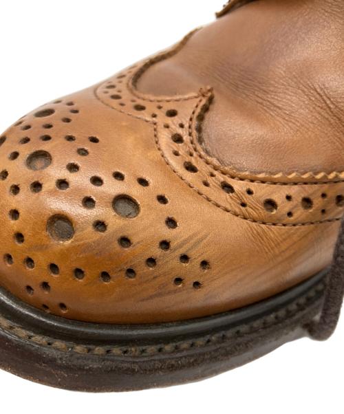 Tricker's（トリッカーズ）Tricker's (トリッカーズ) ウイングチップ カントリーブーツ ベージュ サイズ:4の古着・服飾アイテム