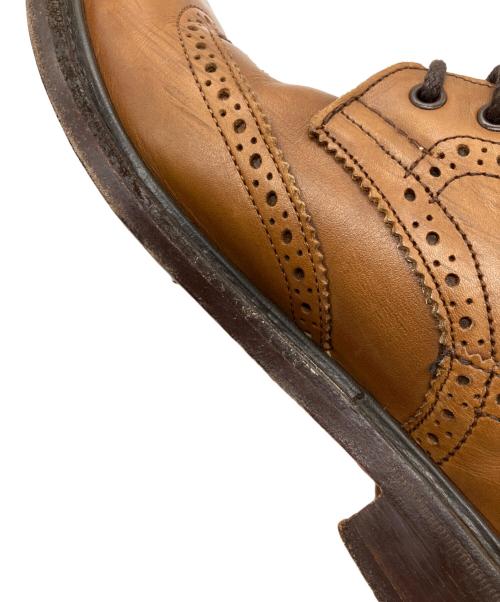 Tricker's（トリッカーズ）Tricker's (トリッカーズ) ウイングチップ カントリーブーツ ベージュ サイズ:4の古着・服飾アイテム