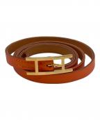 HERMESエルメス）の古着「多重レザーブレスレット  ビーアピ」