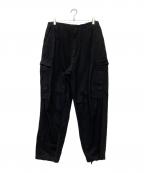 COMOLIコモリ）の古着「ブラックデニム B.D.Uパンツ」｜ブラック