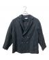 MAISON SPECIAL（メゾンスペシャル）の古着「リーフレースプライムオーバーダブルテーラードジャケット」｜ブラック