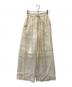 SACRA（サクラ）の古着「SILK NYLON ORGANDY PANTS」｜ベージュ