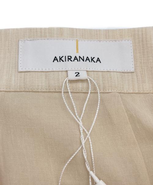 AKIRA NAKA（アキラナカ）AKIRA NAKA (アキラナカ) Sheila wave panel SK IV ベージュ サイズ:2 未使用品の古着・服飾アイテム