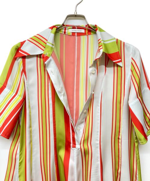 SATORU SASAKI（サトル ササキ）SATORU SASAKI (サトル ササキ) TWELVE FLARE LONG SHIRTS マルチカラー サイズ:1の古着・服飾アイテム