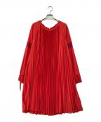 ESCADAエスカーダ）の古着「プリーツドレス」｜レッド