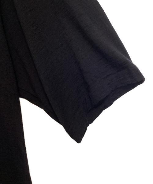 BATONER（バトナ―）BATONER (バトナ―) SUMMER WOOL T-SHIRT ブラック サイズ:3の古着・服飾アイテム