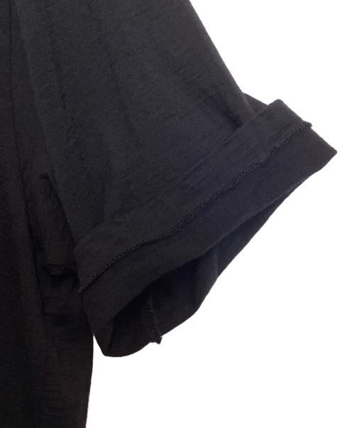 BATONER（バトナ―）BATONER (バトナ―) SUMMER WOOL T-SHIRT ブラック サイズ:3の古着・服飾アイテム
