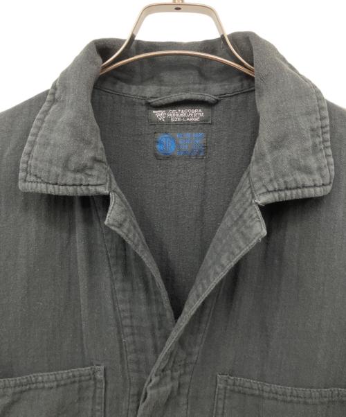 CELT&COBRA（ケルトアンドコブラ）CELT&COBRA (ケルトアンドコブラ) ON THE ROAD (オンザロード) コットンリネンジャンプスーツ ブラック サイズ: L Shortの古着・服飾アイテム