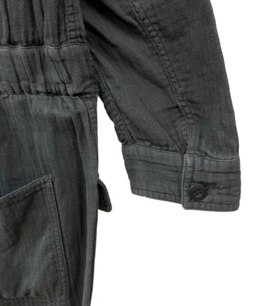 CELT&COBRA（ケルトアンドコブラ）CELT&COBRA (ケルトアンドコブラ) ON THE ROAD (オンザロード) コットンリネンジャンプスーツ ブラック サイズ: L Shortの古着・服飾アイテム