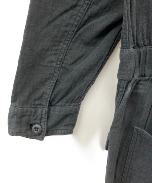 CELT&COBRA（ケルトアンドコブラ）CELT&COBRA (ケルトアンドコブラ) ON THE ROAD (オンザロード) コットンリネンジャンプスーツ ブラック サイズ: L Shortの古着・服飾アイテム