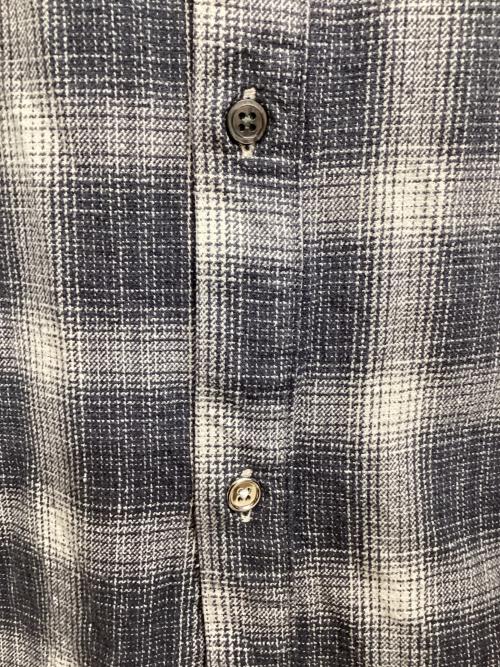 TATTOO STUDIO YAMADA（タトゥースタジオヤマダ）TATTOO STUDIO YAMADA (タトゥースタジオヤマダ) オンブレチェックシャツ グレー サイズ:XLの古着・服飾アイテム