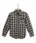 TATTOO STUDIO YAMADA（タトゥースタジオヤマダ）の古着「オンブレチェックシャツ」｜グレー
