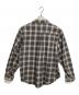TATTOO STUDIO YAMADA (タトゥースタジオヤマダ) オンブレチェックシャツ グレー サイズ:XL：17000円