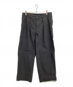 A.PRESSEアプレッセ）の古着「USAF Hemmed Bottoms」｜ブラック