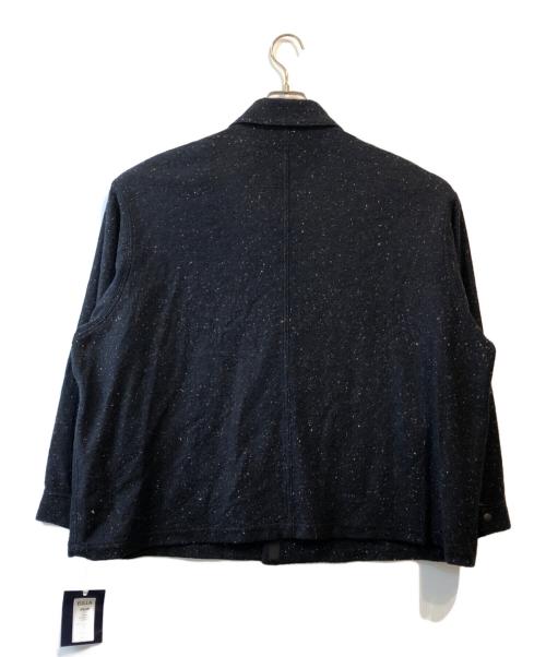 EULLA（エウラ）EULLA (エウラ) NEP WARM JERSEY CPO BLOUSON ネイビー サイズ:３の古着・服飾アイテム