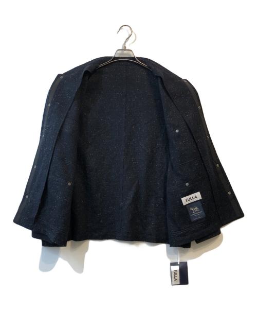 EULLA（エウラ）EULLA (エウラ) NEP WARM JERSEY CPO BLOUSON ネイビー サイズ:３の古着・服飾アイテム