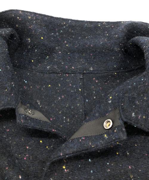 EULLA（エウラ）EULLA (エウラ) NEP WARM JERSEY CPO BLOUSON ネイビー サイズ:３の古着・服飾アイテム