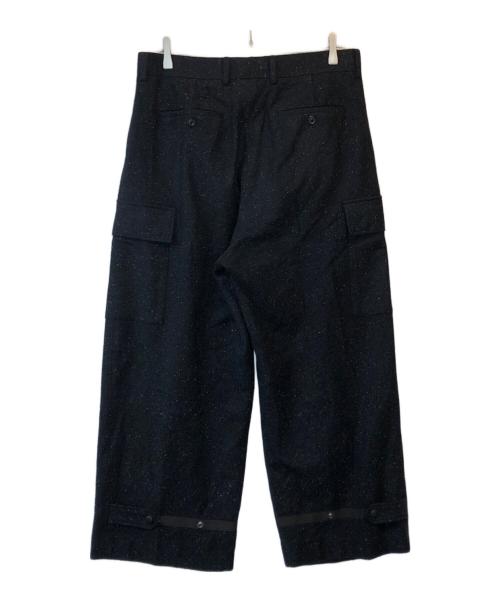 EULLA（エウラ）EULLA (エウラ) NEP WARM JERSEY WIDE CARGO PANT ネイビー サイズ:３の古着・服飾アイテム