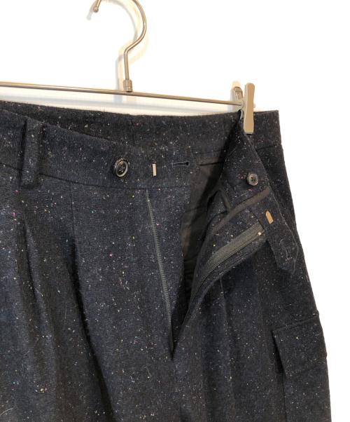 EULLA（エウラ）EULLA (エウラ) NEP WARM JERSEY WIDE CARGO PANT ネイビー サイズ:３の古着・服飾アイテム