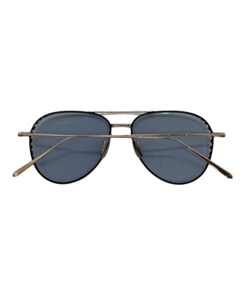 YUICHI TOYAMA（ユウイチトヤマ）YUICHI TOYAMA (ユウイチトヤマ) Kermit サングラス ゴールド・レンズブルー サイズ:53□15-150の古着・服飾アイテム