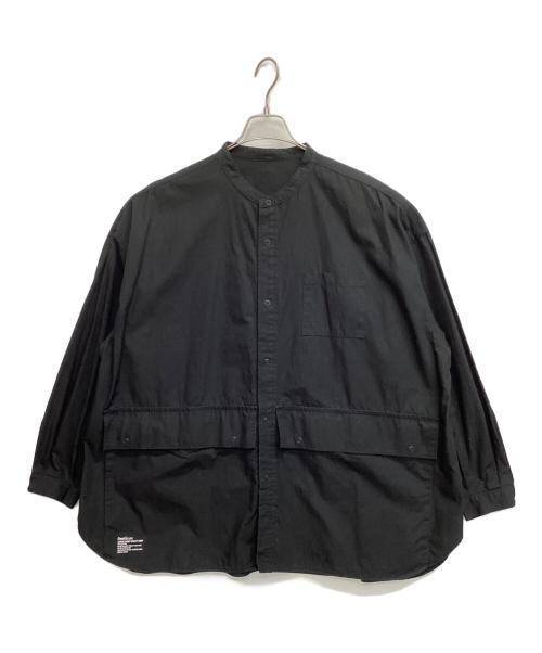 FreshService（フレッシュサービス）FreshService (フレッシュサービス) CARGO POCKET UTILITY SHIRT ブラック サイズ:Freeの古着・服飾アイテム