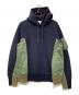 sacai（サカイ）の古着「Sponge Sweat MA-1 Hoodie」｜ネイビー×カーキ