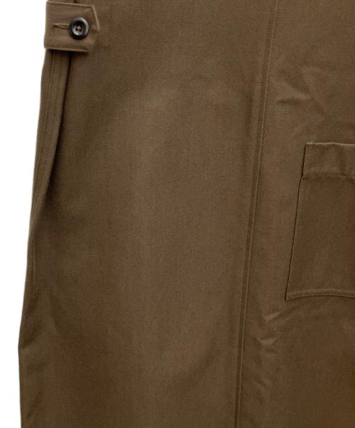 MHL（エムエイチエル）MHL (エムエイチエル) コットンウールワンピース カーキ サイズ:Ⅱの古着・服飾アイテム