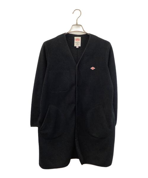 DANTON（ダントン）DANTON (ダントン) ノーカラーフリースジャケット ブラック サイズ:36の古着・服飾アイテム