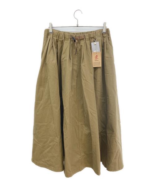 GRAMICCI（グラミチ）GRAMICCI (グラミチ) チノロングスカート ベージュ サイズ:FREE 未使用品の古着・服飾アイテム