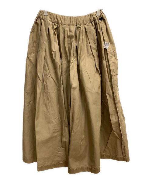 Traditional Weatherwear（トラディショナルウェザーウェア）Traditional Weatherwear (トラディショナルウェザーウェア) GATHERED VOLUME CULOTTE PANTS キュロットパンツ ベージュ サイズ:SIZE Sの古着・服飾アイテム