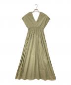 MARIHAマリハ）の古着「夏の光のドレス」｜カーキ