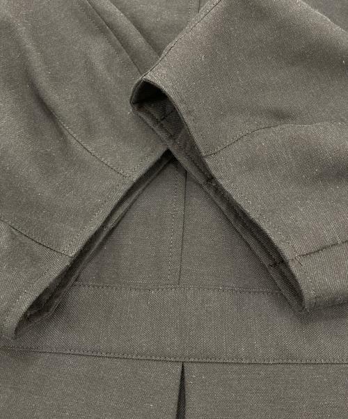 23区（ニジュウサンク）23区 (ニジュウサンク) ドライタッチスラブツイルワンピース ネイビー サイズ:44の古着・服飾アイテム