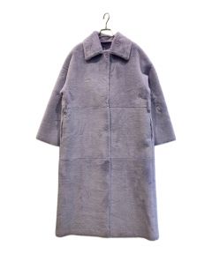 中古・古着通販】AMERI (アメリ) リトルフレアロングコート ベージュ